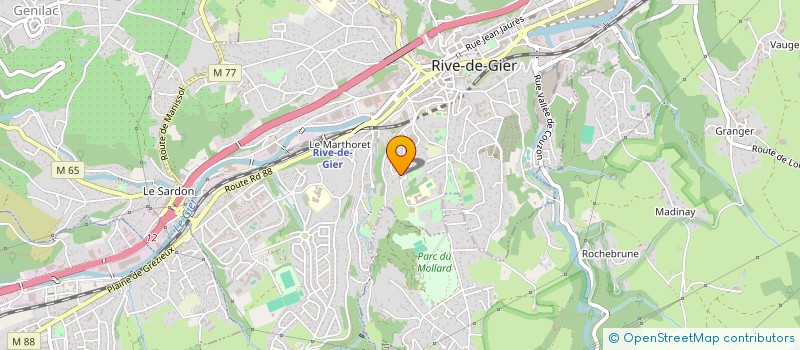 localisation de l'entreprise MADAME SYLVIE MARCO  RIVE-DE-GIER