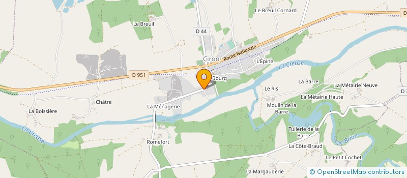 localisation de l'entreprise MADAME SYLVIE MARDHEL à CIRON