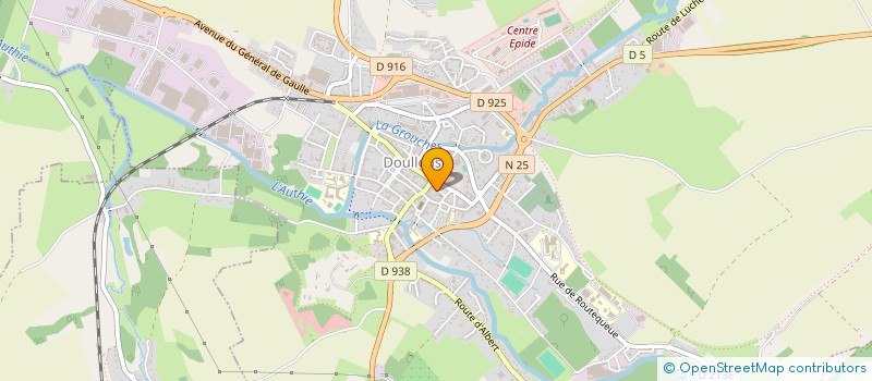 localisation de l'entreprise MADAME SYLVIE MARECHAL à DOULLENS