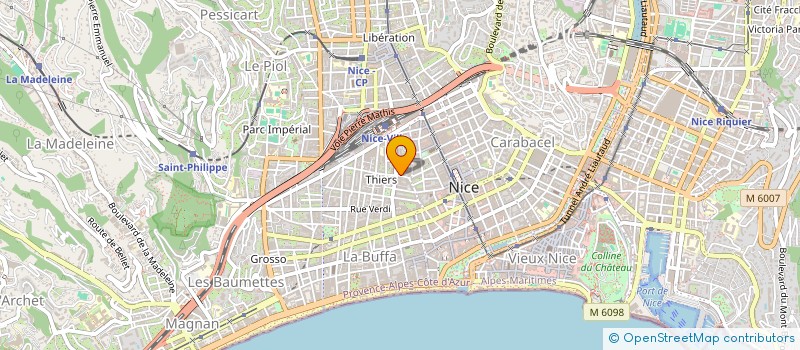 localisation de l'entreprise MADAME SYLVIE MARGARIA  NICE