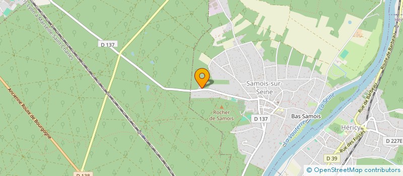 localisation de l'entreprise MADAME SYLVIE MARGUERITE AL JANNAIRE  SAMOIS-SUR-SEINE