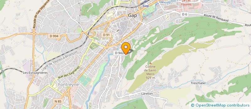 localisation de l'entreprise MADAME SYLVIE MARGUERITE BELLENGER  GAP