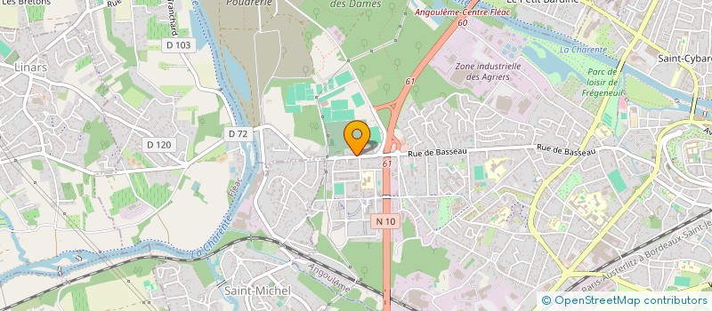 localisation de l'entreprise MADAME SYLVIE MARIAS à ANGOULEME