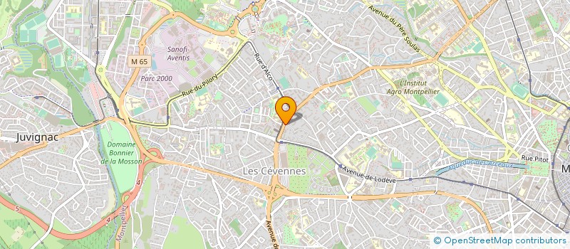 localisation de l'entreprise MADAME SYLVIE MARIE à MONTPELLIER
