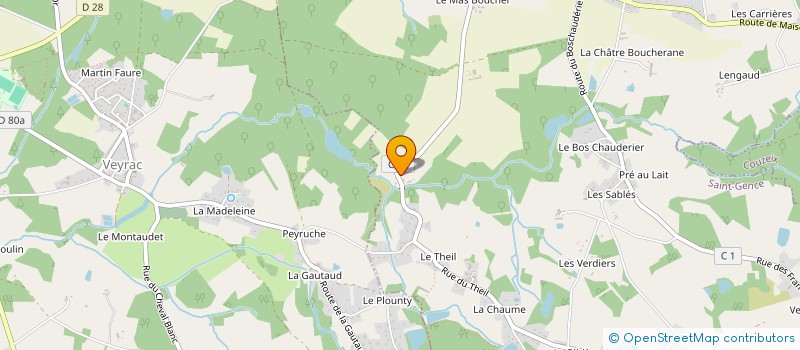 localisation de l'entreprise MADAME SYLVIE MARIE-AGNES DESSEAUX  SAINT-GENCE