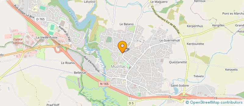 localisation de l'entreprise MADAME SYLVIE MARIE AUPETIT  MUZILLAC
