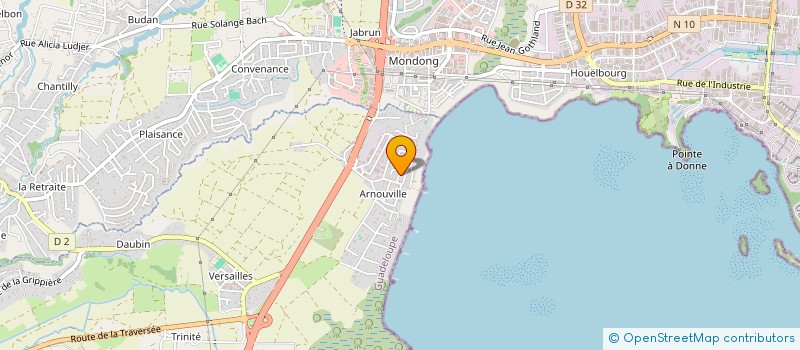 localisation de l'entreprise MADAME SYLVIE MARIE-CLAIRE  BAIE MAHAULT