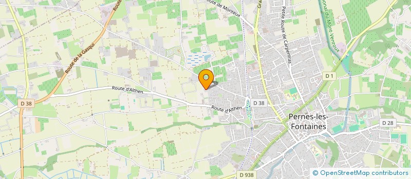 localisation de l'entreprise MADAME SYLVIE MARIE JANINE GUILLAUME  PERNES-LES-FONTAINES