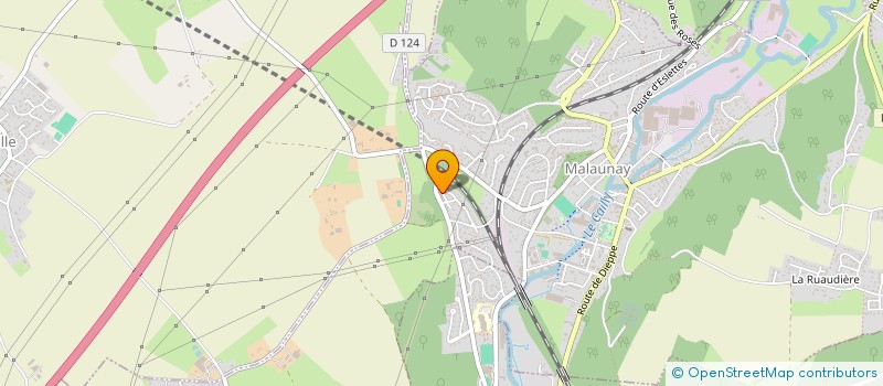 localisation de l'entreprise MADAME SYLVIE MARIE LEBLOND  MALAUNAY