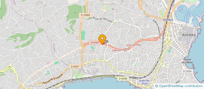 localisation de l'entreprise MADAME SYLVIE MARIEN  ANTIBES