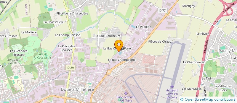 localisation de l'entreprise MADAME SYLVIE MARILLEAU  NOTRE-DAME-D'OE