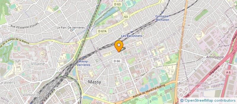 localisation de l'entreprise MADAME SYLVIE MARIN à ANTONY