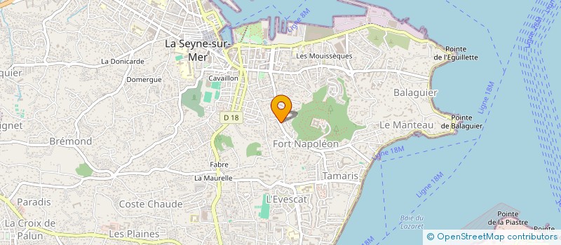 localisation de l'entreprise MADAME SYLVIE MARINIER à LA SEYNE-SUR-MER