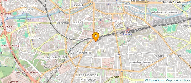localisation de l'entreprise MADAME SYLVIE MAROLLEAU  RENNES