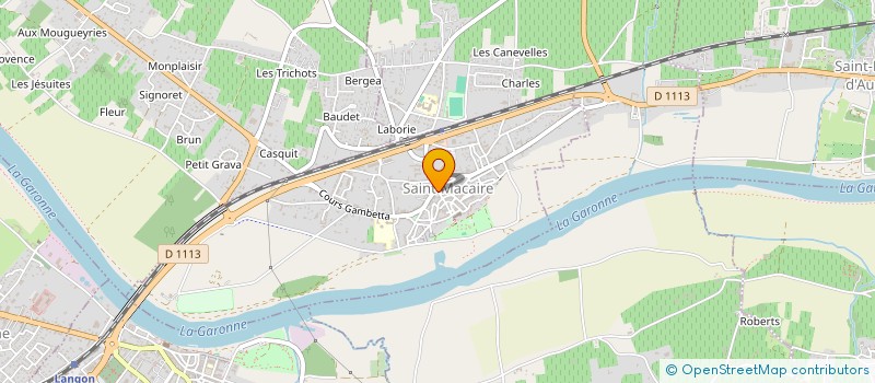 localisation de l'entreprise MADAME SYLVIE MARQUILLE  SAINT-MACAIRE