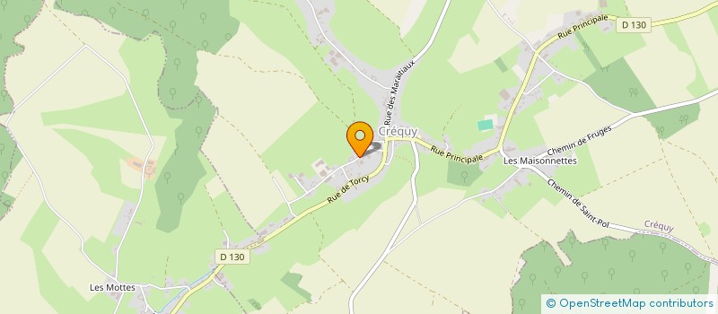 localisation de l'entreprise MADAME SYLVIE MARTEL  CREQUY