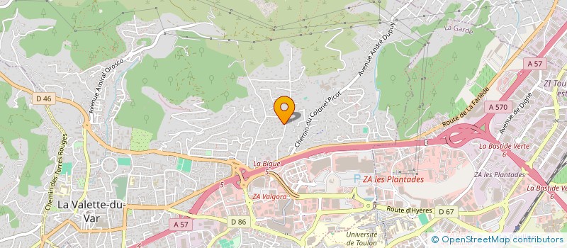 localisation de l'entreprise MADAME SYLVIE MARTELLA à LA VALETTE-DU-VAR