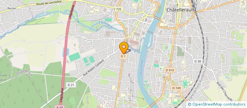 localisation de l'entreprise MADAME SYLVIE MARTICORENA  CHATELLERAULT