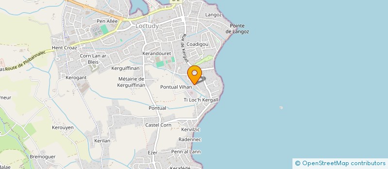 localisation de l'entreprise MADAME SYLVIE MARTIN  LOCTUDY