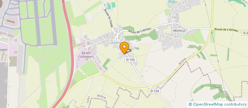 localisation de l'entreprise MADAME SYLVIE MARTIN à COLOMBIER-SAUGNIEU