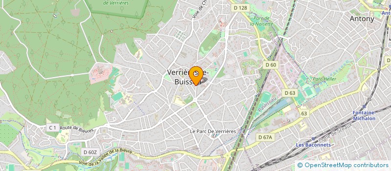 localisation de l'entreprise MADAME SYLVIE MARTIN à VERRIERES LE BUISSON