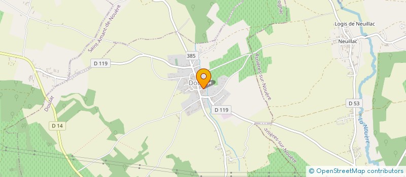 localisation de l'entreprise MADAME SYLVIE MARY à ASNIERES-SUR-NOUERE