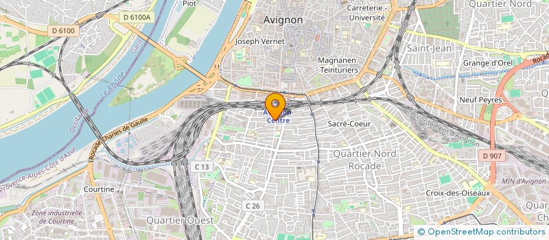 localisation de l'entreprise MADAME SYLVIE MAS  AVIGNON