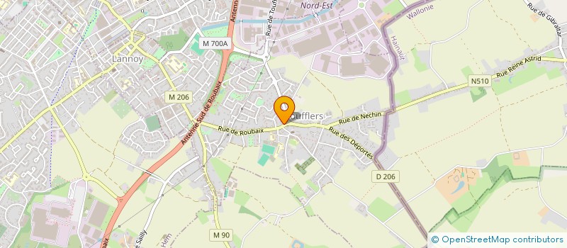 localisation de l'entreprise MADAME SYLVIE MASLOWSKI  TOUFFLERS