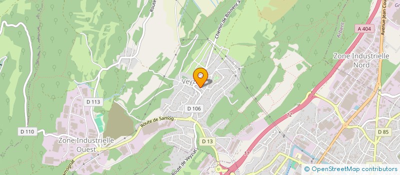 localisation de l'entreprise MADAME SYLVIE MASSARO à OYONNAX