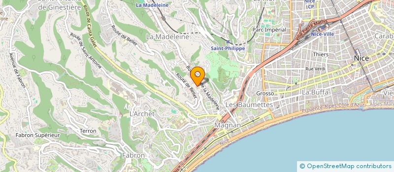 localisation de l'entreprise MADAME SYLVIE MASSE à NICE
