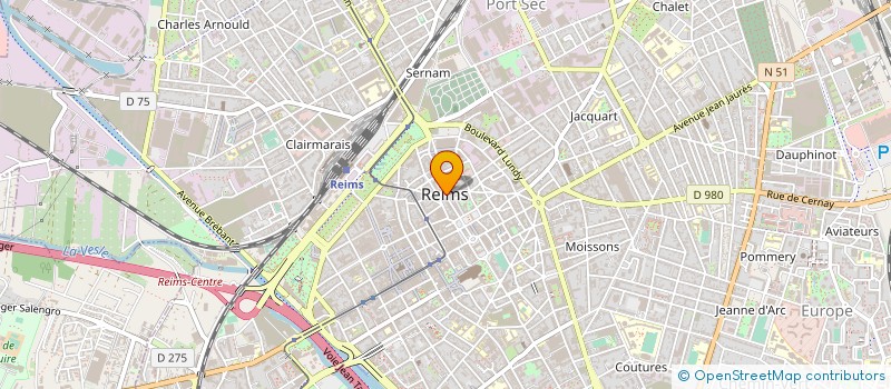 localisation de l'entreprise MADAME SYLVIE MASSIN à REIMS
