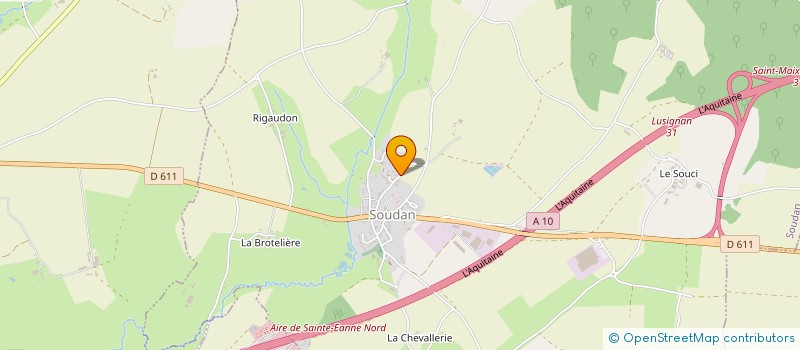 localisation de l'entreprise MADAME SYLVIE MASSON  SOUDAN