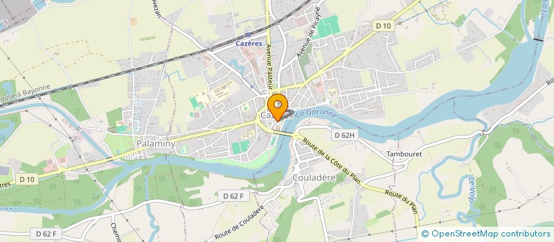 localisation de l'entreprise MADAME SYLVIE MASSOT  CAZERES