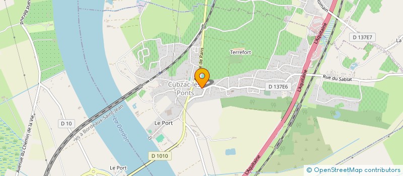 localisation de l'entreprise MADAME SYLVIE MASSOU  SAINT-ANDRE-DE-CUBZAC