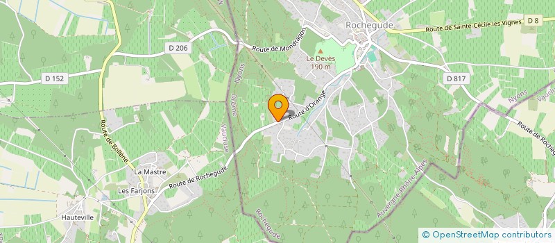 localisation de l'entreprise MADAME SYLVIE MAUDUIT  ROCHEGUDE