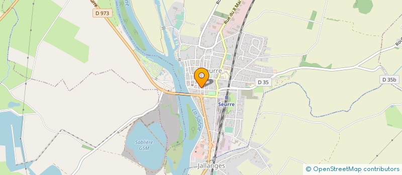 localisation de l'entreprise MADAME SYLVIE MAUPIED  SEURRE