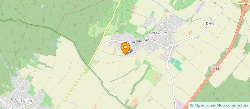 localisation de l'entreprise MADAME SYLVIE MAURER  BERRWILLER