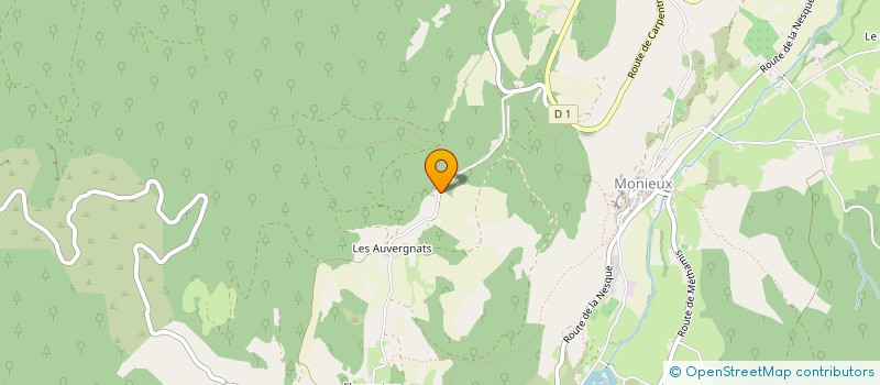 localisation de l'entreprise MADAME SYLVIE MAURIC  MONIEUX