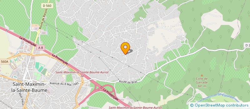 localisation de l'entreprise MADAME SYLVIE MAURIN à SAINT-MAXIMIN-LA-SAINTE-BAUME