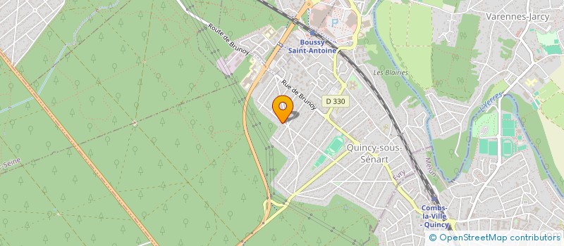 localisation de l'entreprise MADAME SYLVIE MAYET  QUINCY-SOUS-SENART