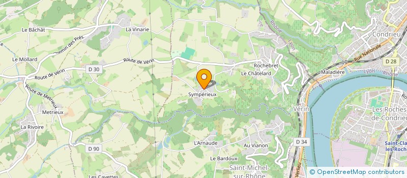 localisation de l'entreprise MADAME SYLVIE MAYQUES  VERIN