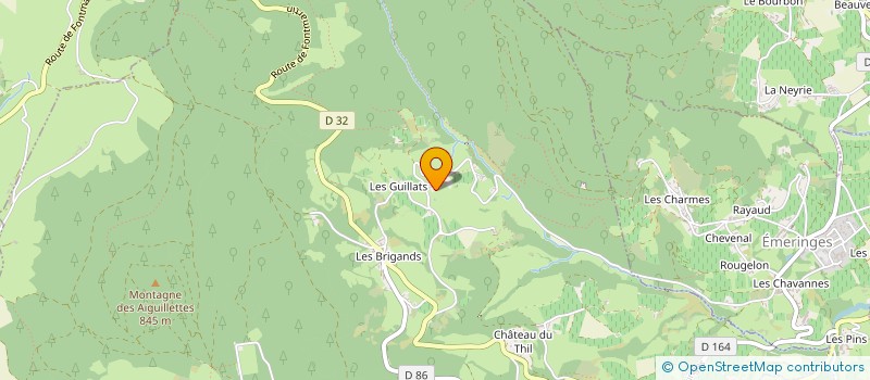 localisation de l'entreprise MADAME SYLVIE MAZOYER  VAUXRENARD