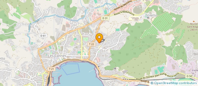 localisation de l'entreprise MADAME SYLVIE MELIA à AJACCIO