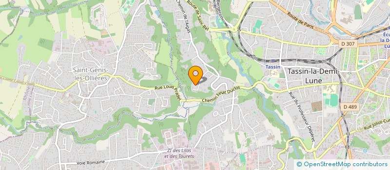 localisation de l'entreprise MADAME SYLVIE MELLERIN  TASSIN-LA-DEMI-LUNE