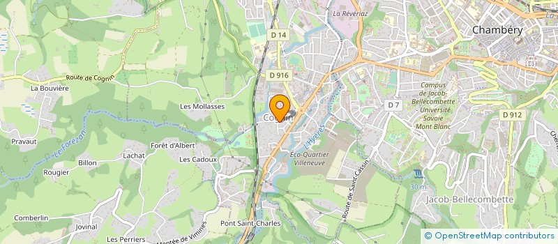 localisation de l'entreprise MADAME SYLVIE MENART  COGNIN