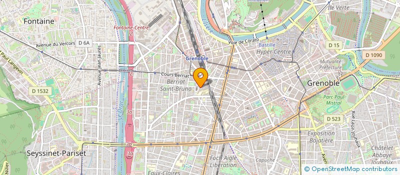 localisation de l'entreprise MADAME SYLVIE MENEAU  GRENOBLE