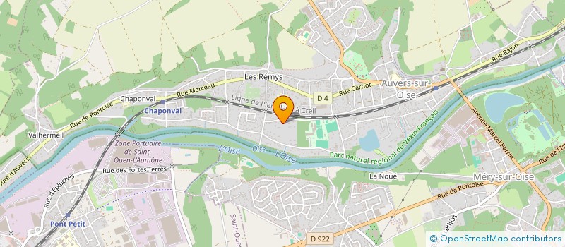 localisation de l'entreprise MADAME SYLVIE MENGUY  AUVERS-SUR-OISE