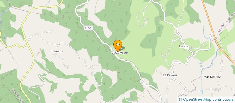 localisation de l'entreprise MADAME SYLVIE MERAL à LACAPELLE-DEL-FRAISSE