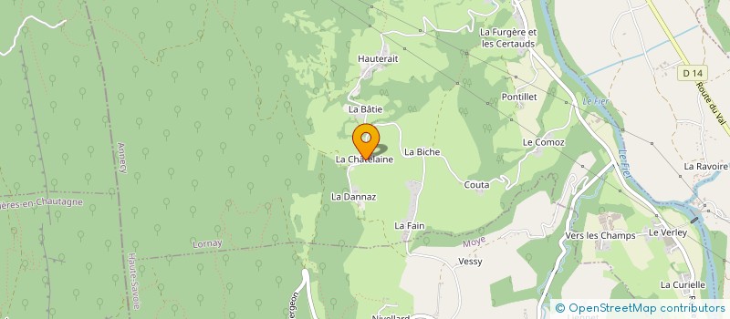 localisation de l'entreprise MADAME SYLVIE MERCIER  LORNAY