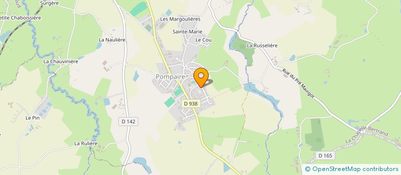 localisation de l'entreprise MADAME SYLVIE MERCIER  POMPAIRE